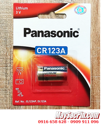 Panasonic CR123AW; Pin Panasonic CR123AW CR17345 PhotoLithium 3V chính hãng (Vỉ 1viên)